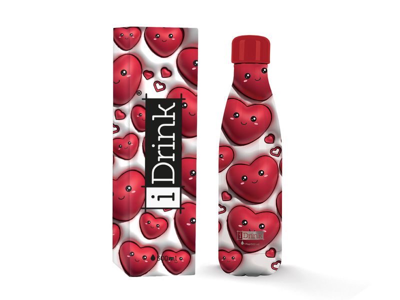 Total Juggling I Drink - Borraccia Termica 500 ml Follow Your Heart 3D