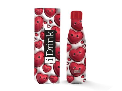 Total Juggling I Drink - Thermal Water Bottle 500 ml Follow Your Heart 3D