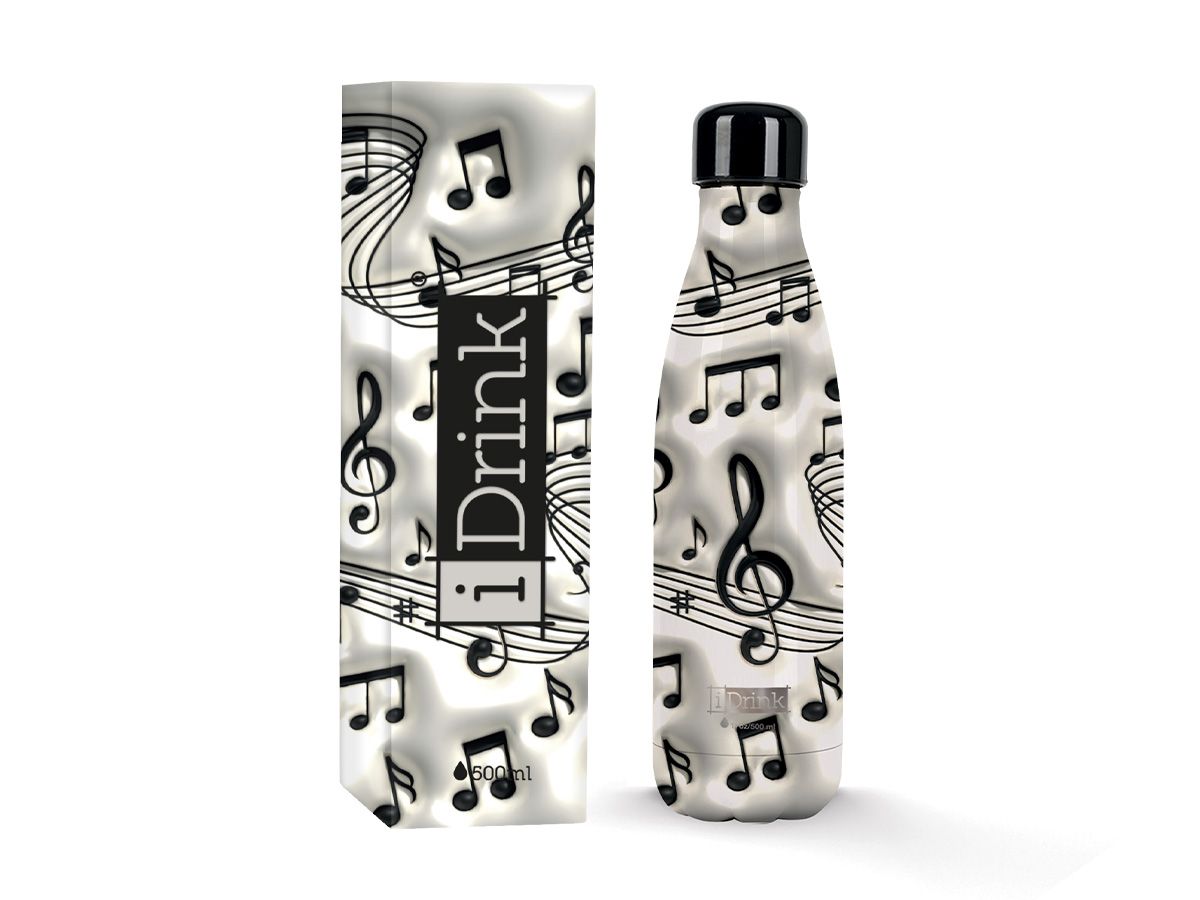 Total Juggling I Drink - Thermal Water Bottle 500 ml Music 3D
