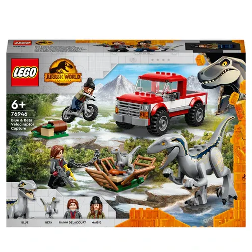 76946 JURASSIC WORLD - The Capture of the Velociraptor Blue and Beta