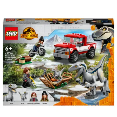 76946 JURASSIC WORLD - The Capture of the Velociraptor Blue and Beta