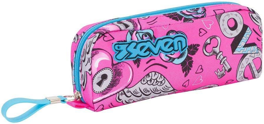 SEVEN SCHOOL PEN HOLDER - KEYS - Pink