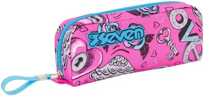 SEVEN SCHOOL PEN HOLDER - KEYS - Pink