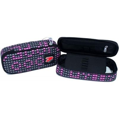 SEVEN ROUND PLUS LEDWALL PEN BAG - Pink