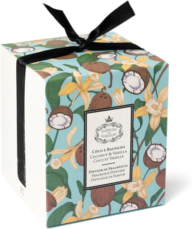 Essencias De Portugal Natura - Coconut and vanilla candle, 180 g