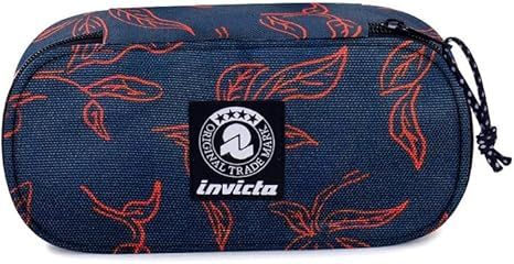 Invicta Lip XL School Pen Holder Dark Blue with Foliage