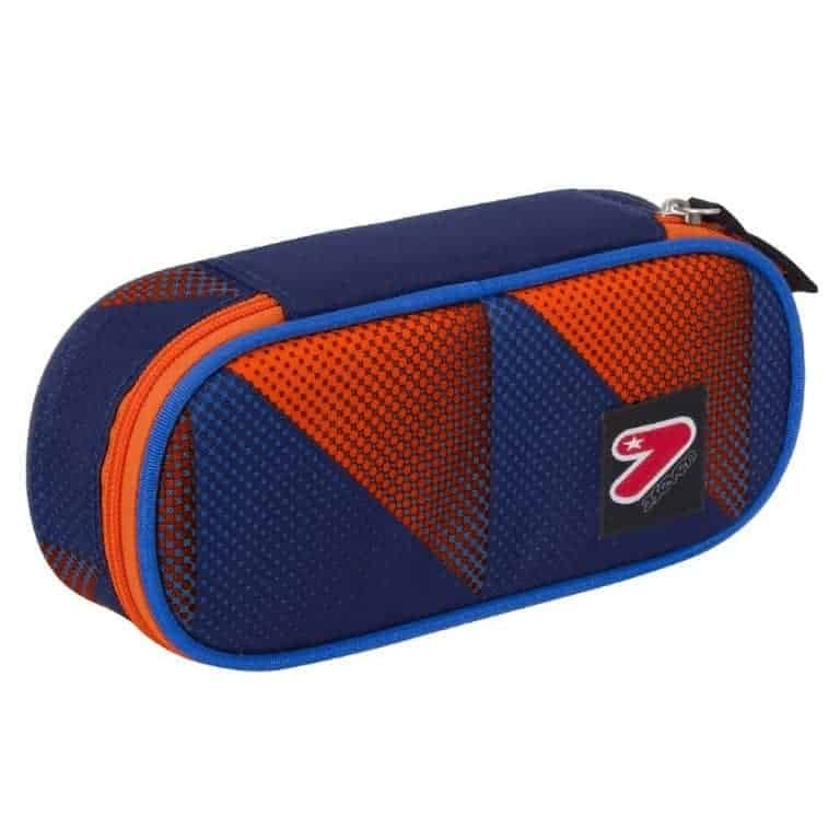 Seven ROUND DIGITAL blue pen holder