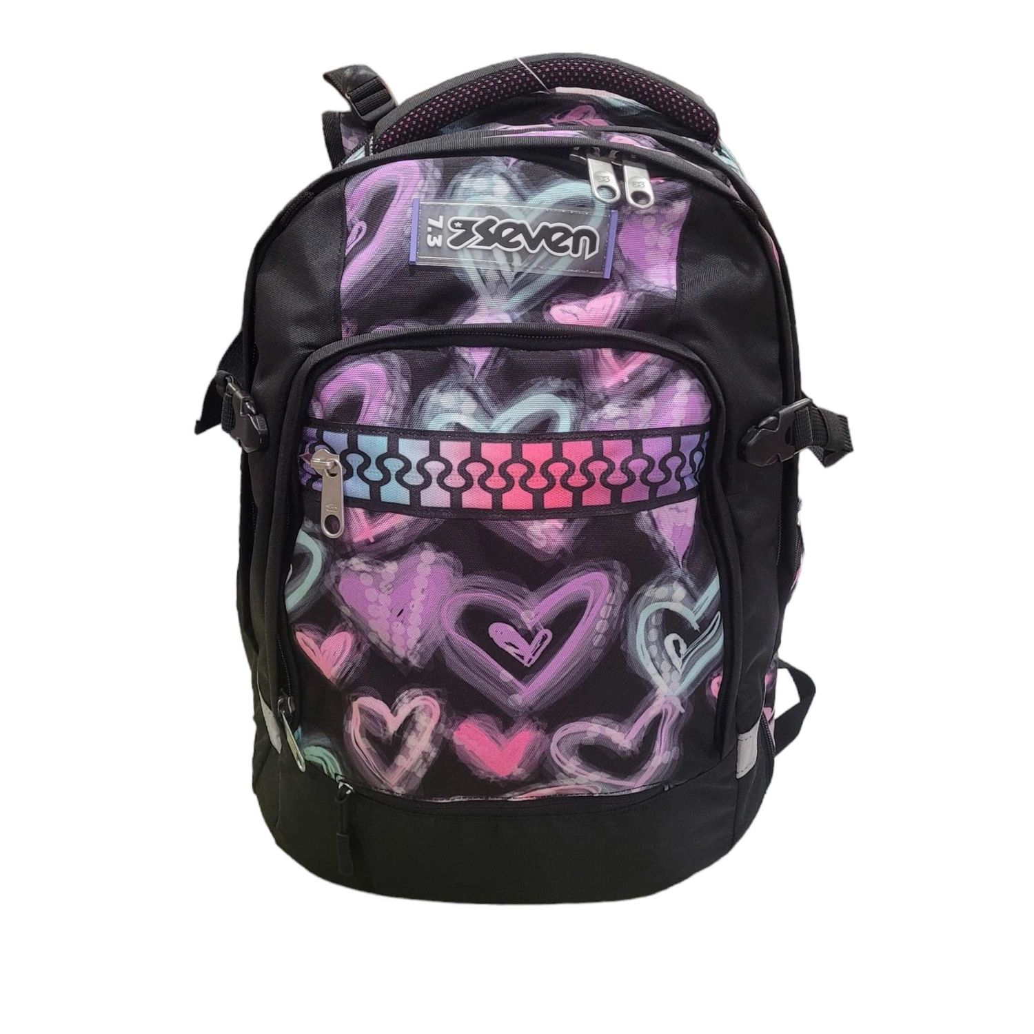 Seven Ergonomic Updown Twice Backpack - Brilliant Heart