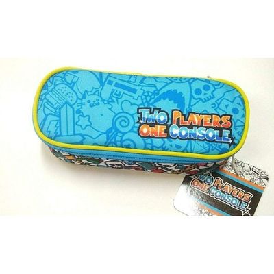 OVAL SCHOOL CASE ORGANIZED TWO PLAYERS ONE CONSOLE
