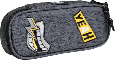 School Pen Holder - LIP PENCIL BAG - INVICTA GATE - Gray