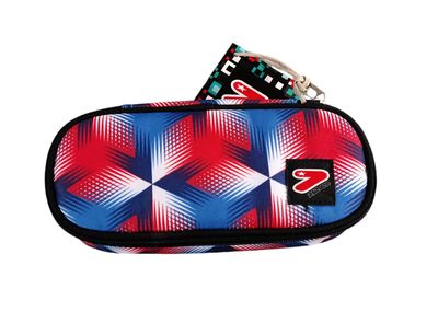Seven Round Plus Pouch - Red, White and Blue