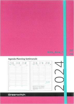 Agenda 2025 Planning Settimanale Greenwitch New Age Safian Fucsia