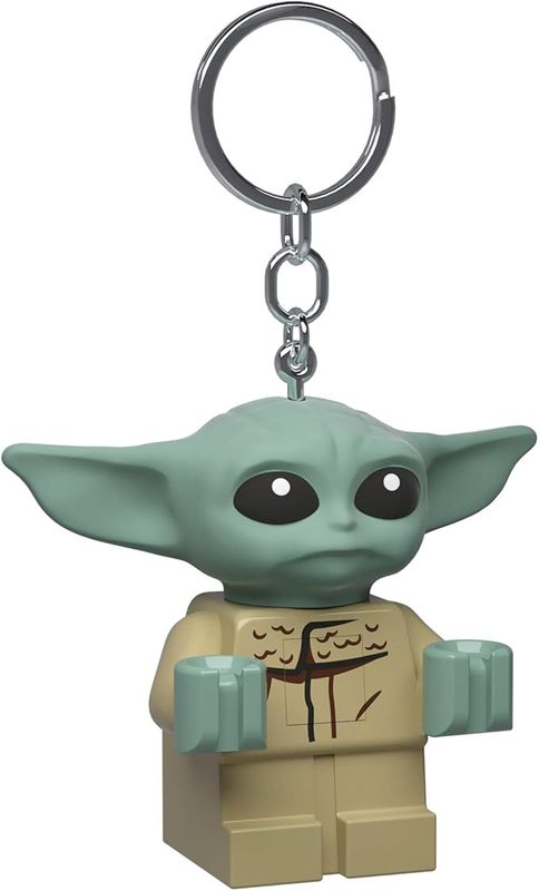 Keychain with Led Lego - Baby Yoda