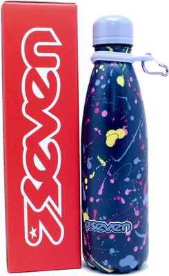Water Bottle Seven 500Ml Blue Polka Dot Girl