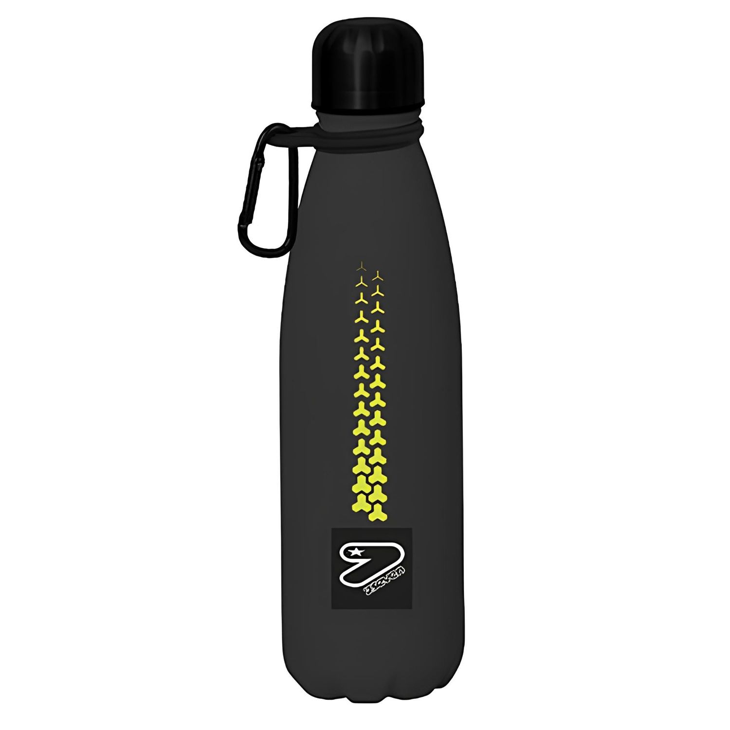 Water Bottle Seven 500ML Inox 304 TECH Jet Black