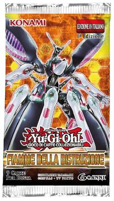 Yu-Gi-Oh! Fiamme della Distruzione 1°Edizione (Busta 9 Carte) ITA