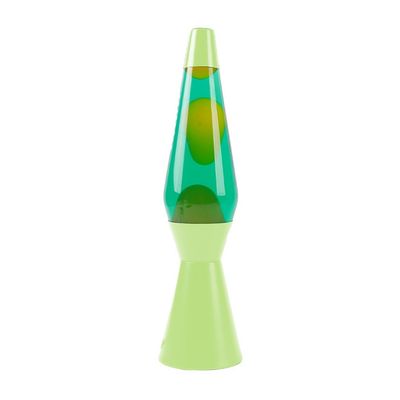 Lava Lamp Green Base, Green Liquid and Yellow Wax - 36cm - Total Juggling - code XL2938