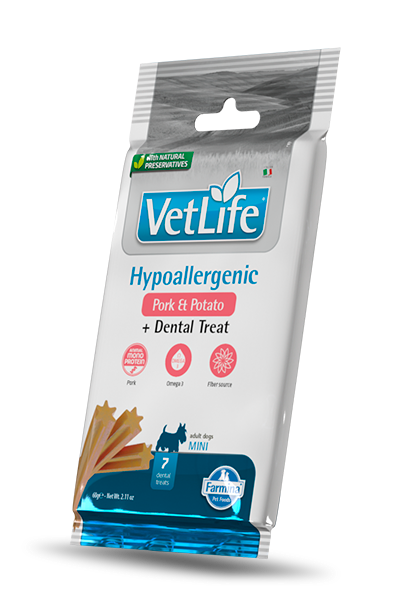 Farmina Snack for Dogs Vet Life Hypoallergenic Pork &amp; Potato mini 60gr