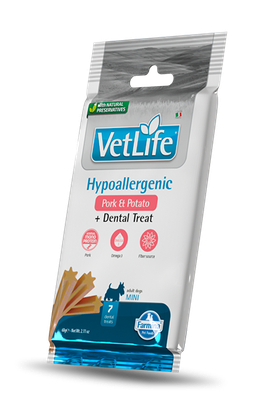 Farmina Snack for Dogs Vet Life Hypoallergenic Pork &amp; Potato mini 60gr