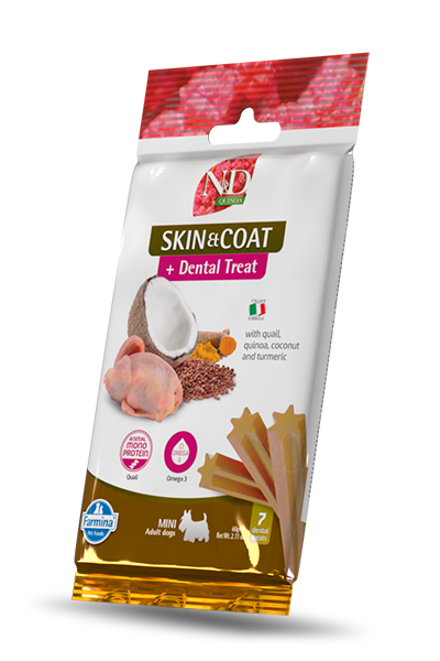 Farmina Snack for Dogs Quinoa Skin &amp; Coat Quail mini 60gr