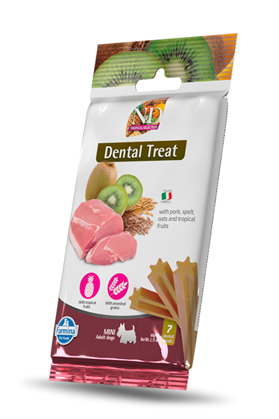 Farmina Snack for Dogs Tropical Selection Pork, Spelt, Oats and Tropical Fruits mini 60gr