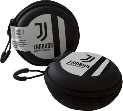 TECHMADE Juventus Official Wireless Earphones - earphones with dual microphone