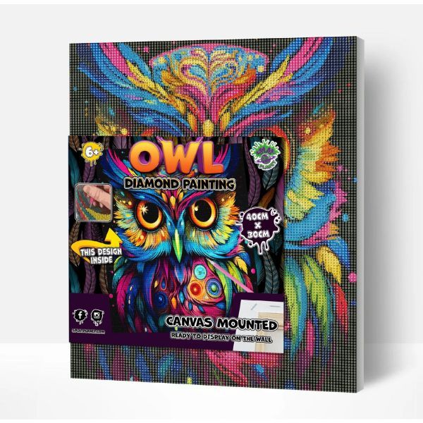 Diamond Painting - Owl - Splatplanet