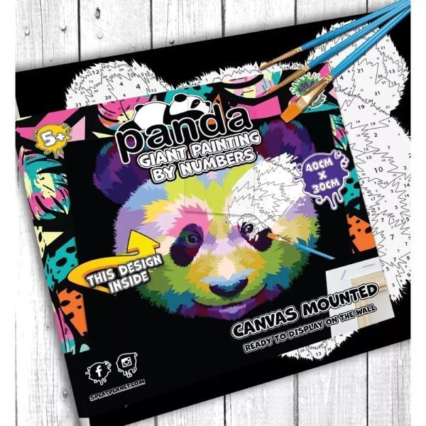 Painting By Numbers - Panda - Splatplanet