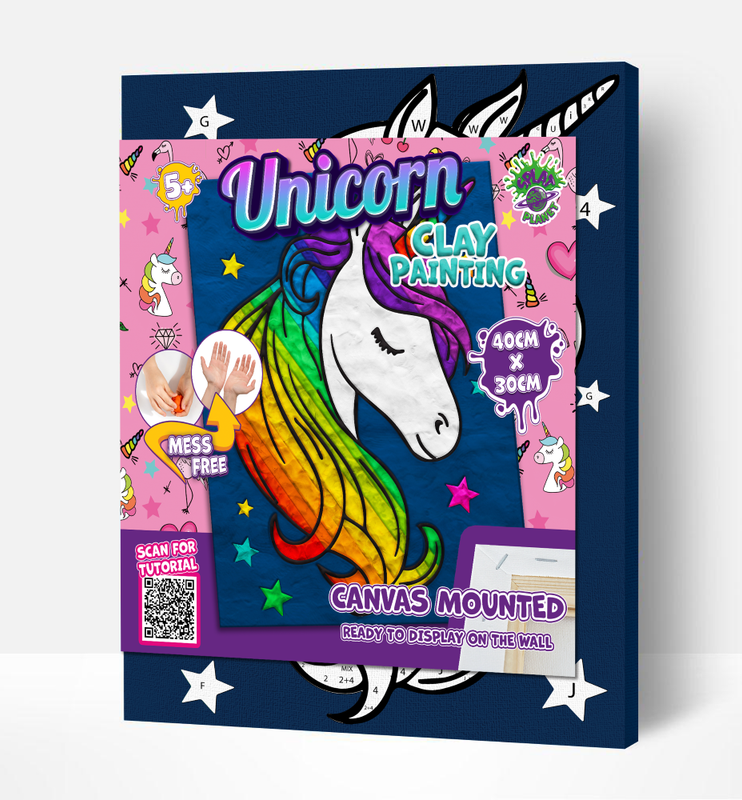 Clay Painting - Unicorn - Splatplanet