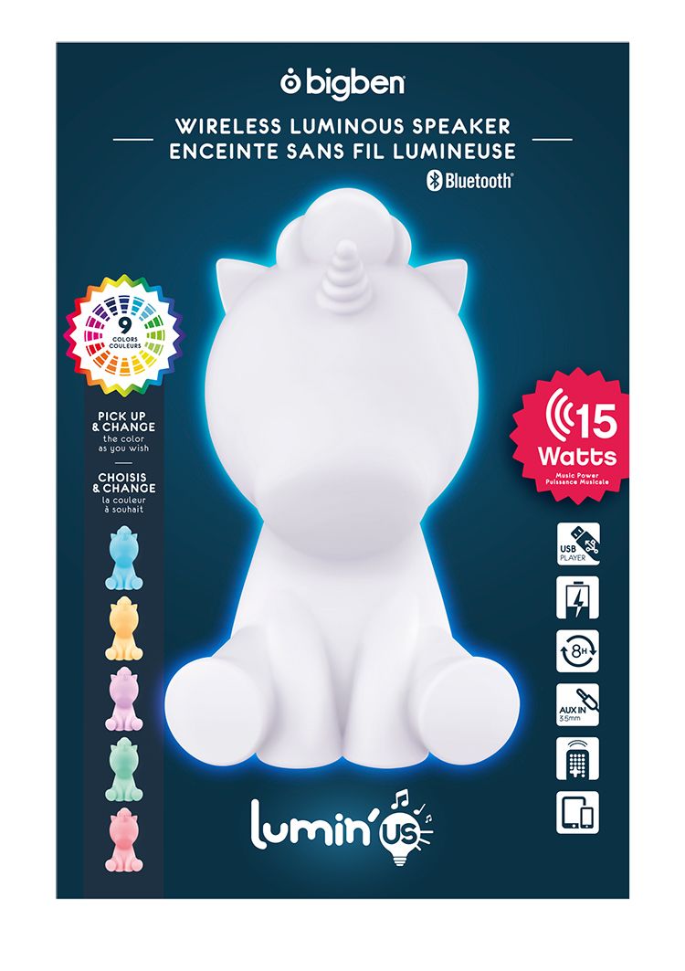 Unicorn, bright wireless speaker - Bigben