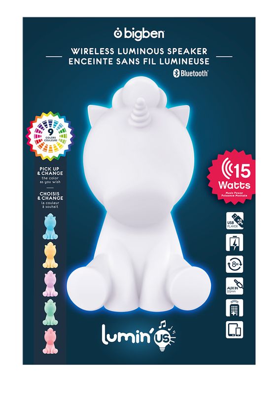 Unicorn, bright wireless speaker - Bigben