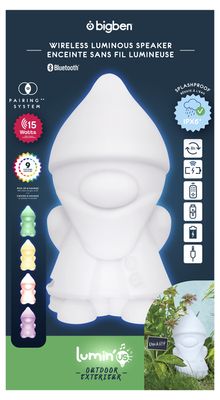 Garden gnome, Bluetooth light speaker - Bigben