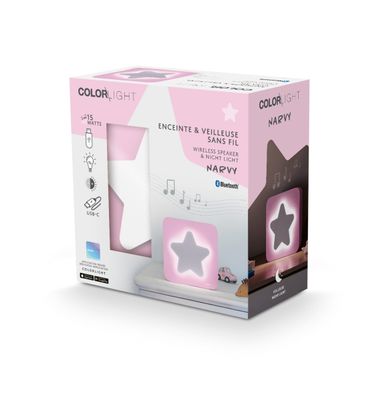 WIRELESS SPEAKER AND NIGHT LIGHT - Stella