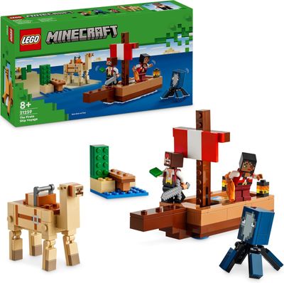 LEGO 21259 Minecraft The Voyage of the Pirate Galleon.
