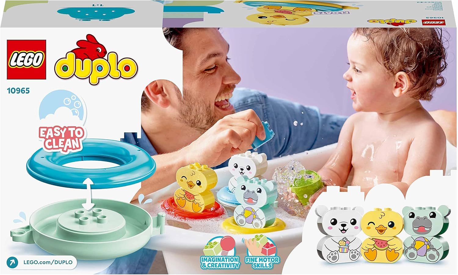LEGO DUPLO 10965 Bath Time: The Floating Animal Train.