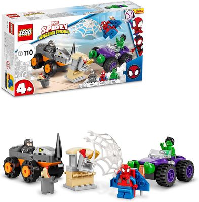 LEGO 10782 Marvel Spidey and His Amazing Friends Showdown Between Hulk and Rhino