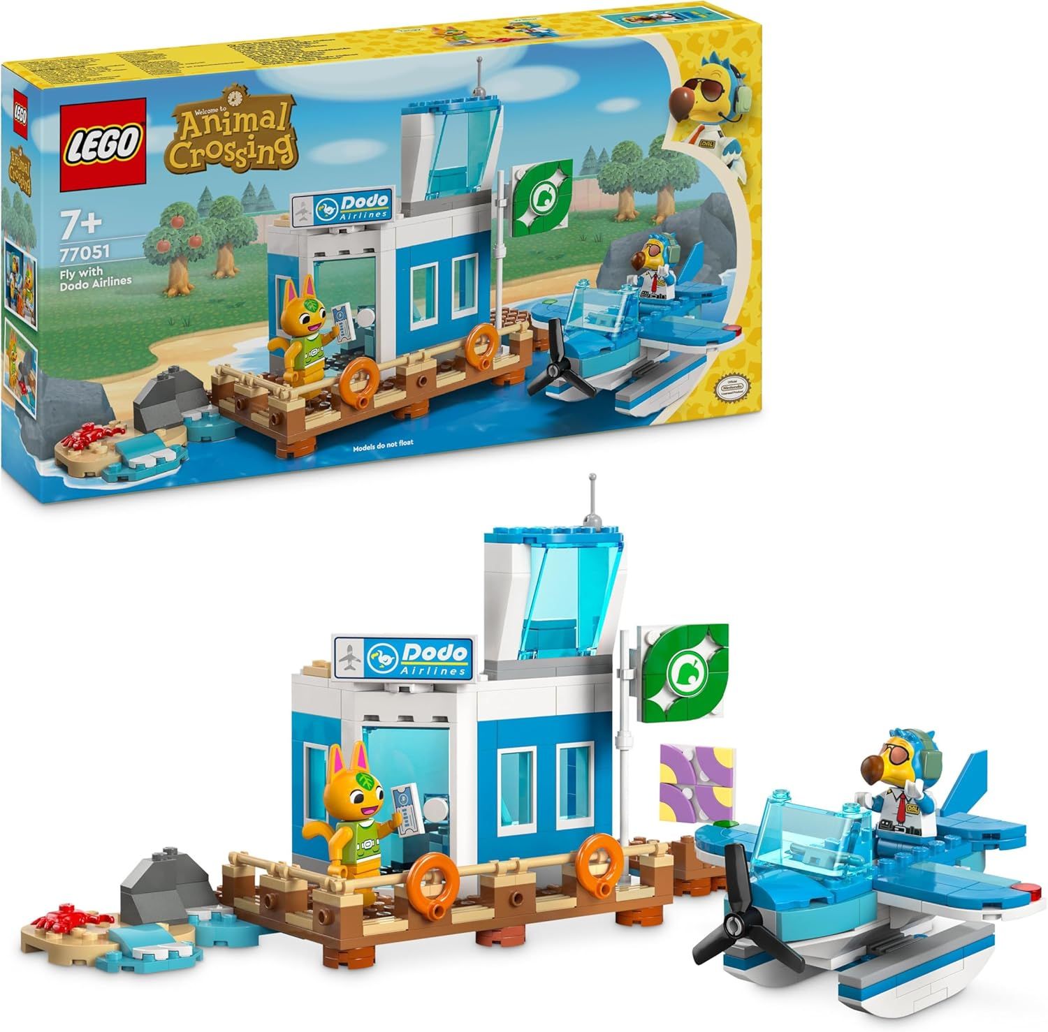 LEGO Animal Crossing 77051 In Flight with Dodo Airlines.