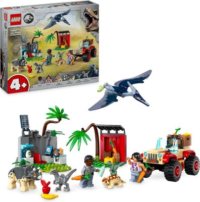 LEGO Jurassic World 76963 Baby Dinosaur Rescue Center.