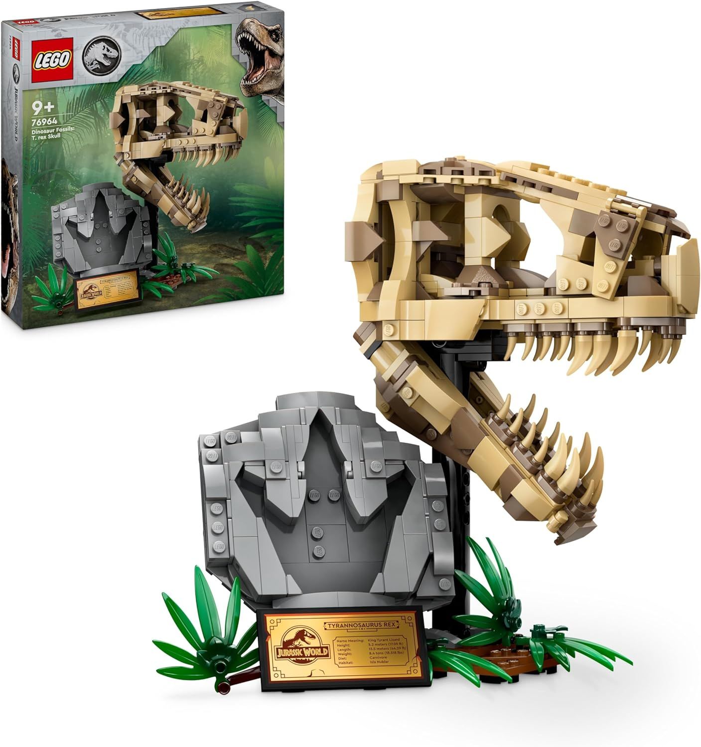 LEGO Jurassic World 76964 Dinosaur Fossils: T. Rex Skull.