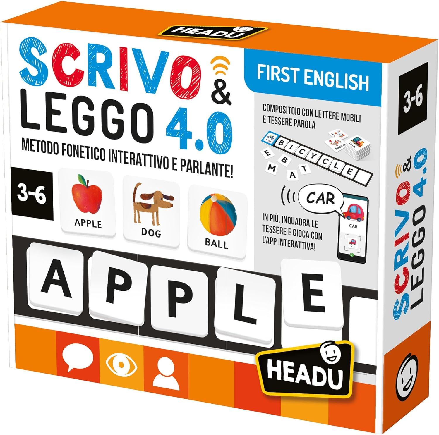 Headu Write &amp; Read 4.0 First English The first animated, talking educational game!