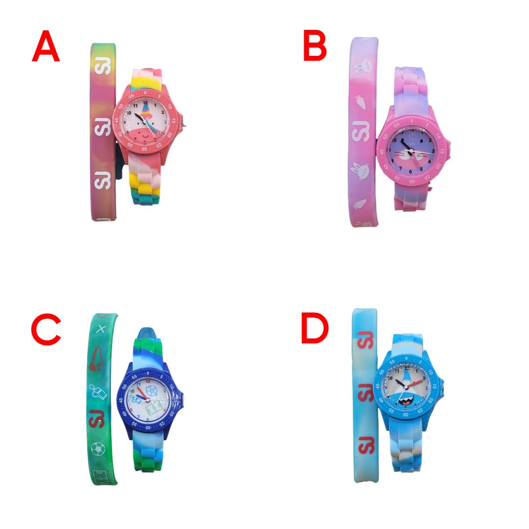 SJ Gang Silicone Watch + Bracelet