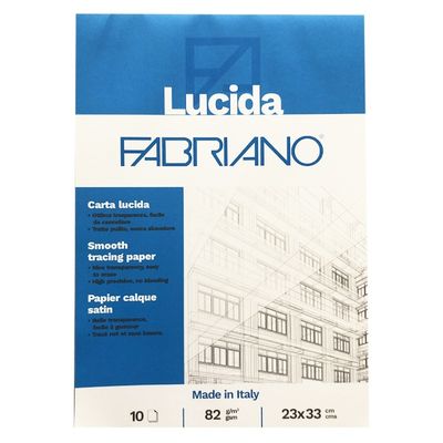 Block 10 sheets of tracing paper size 23x33 - Fabriano