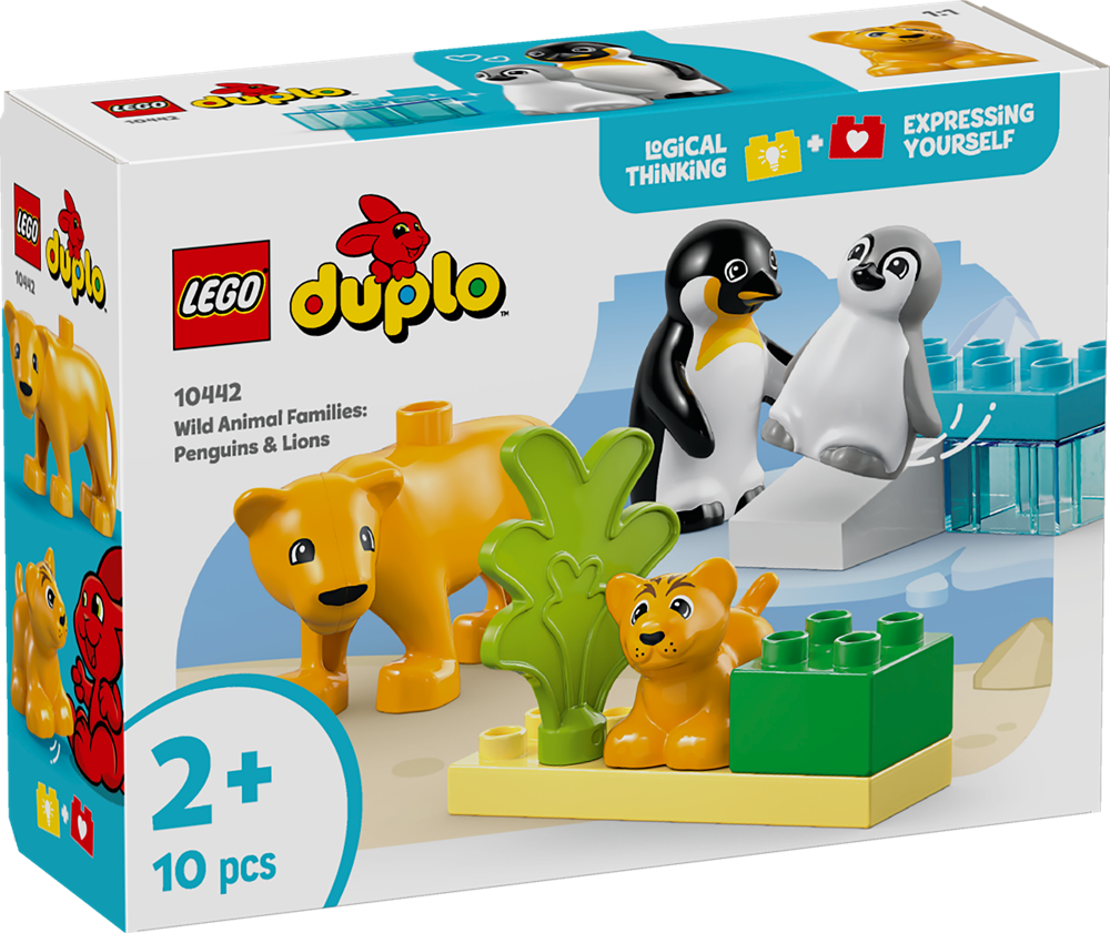 LEGO DUPLO TOWN ANIMAL FAMILIES: PENGUINS AND LIONS 10442