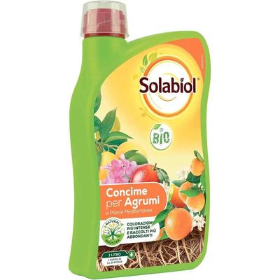 Organic Liquid Fertilizer for Citrus and Mediterranean Plants Solabiol 1LT