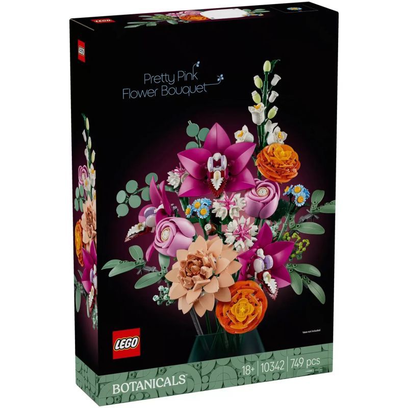 LEGO 10342 BOTANICALS PINK FLOWER BOUQUET