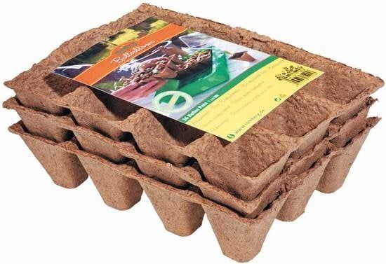 Romberg peat pots 3 strips of 12 pieces 5x5 cm