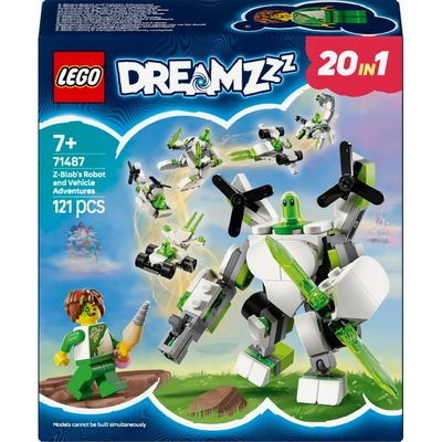 LEGO Dreamzzz 71487 The Adventures of the Z-Blob Robot and Vehicle