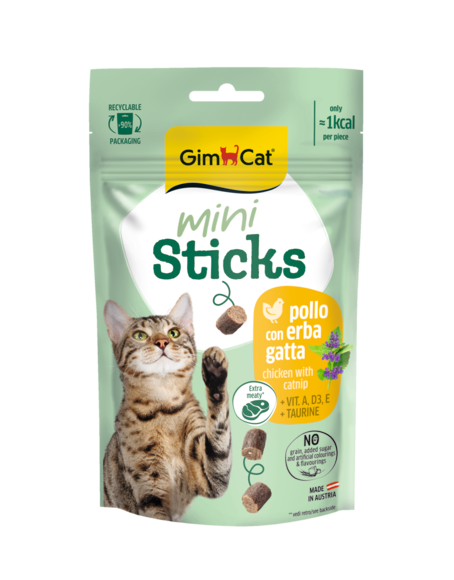 Mini Sticks with Chicken and Catnip 50Gr