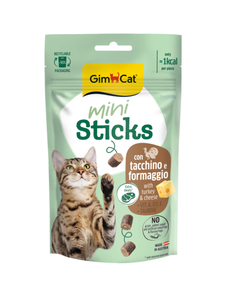 Mini Sticks with Turkey and Cheese 50Gr