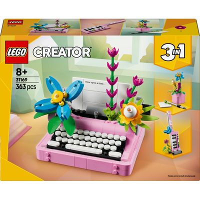 LEGO creator 3in1 31169 Typewriter with flowers